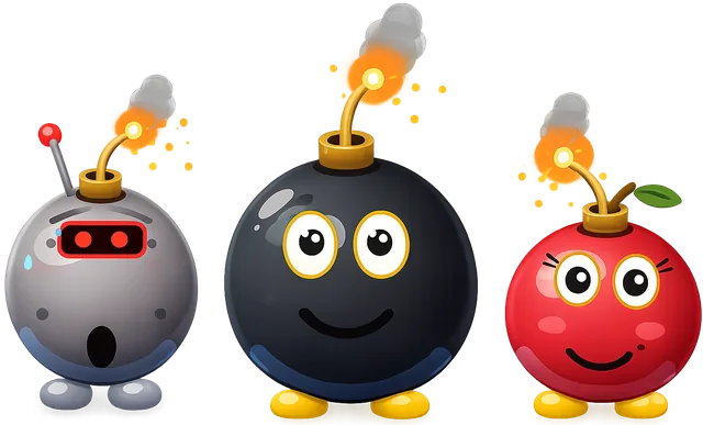 Three free bomb characters